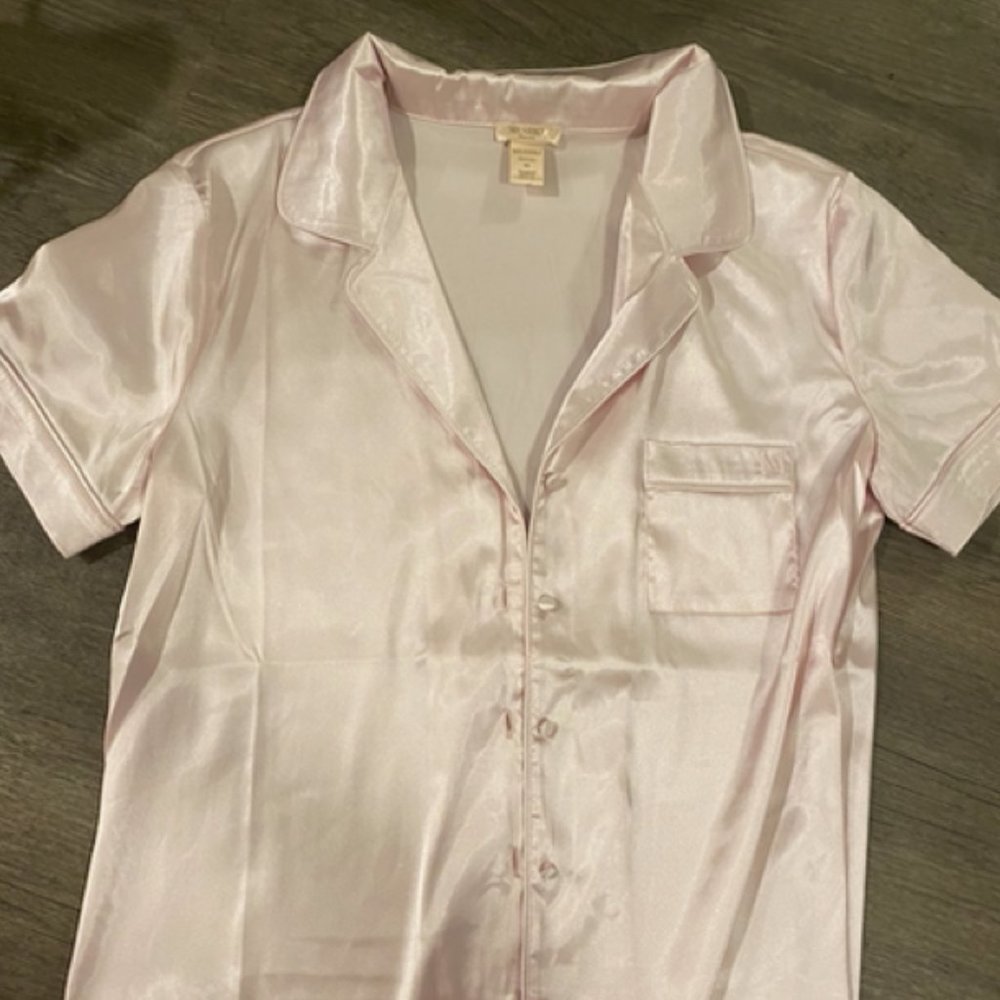 Meshki Intimates Satin Shirt - Size XS